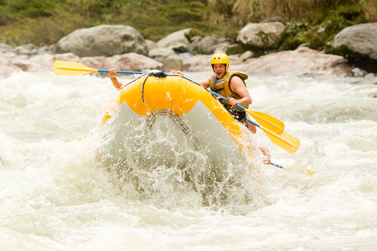 Rafting bei Matura-Retreat