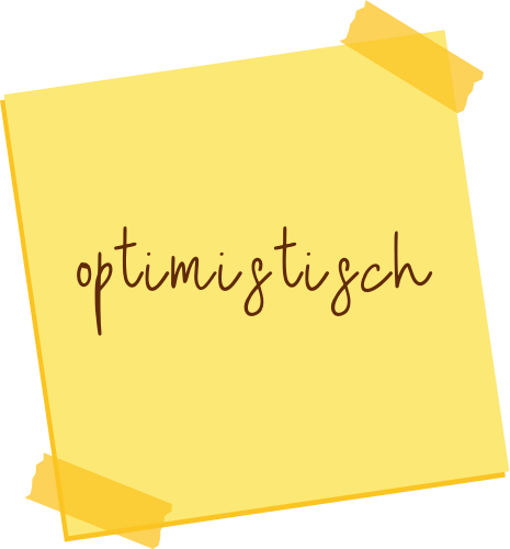 Post-It optimistisch